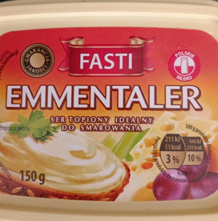 Fotografie - Emmentaler ser topiony idealny do smarowania Fasti