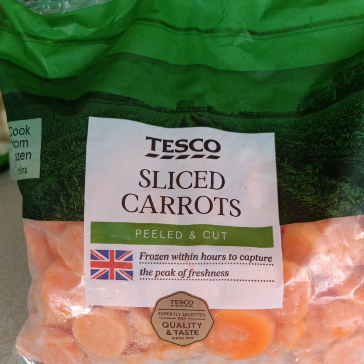 Fotografie - Sliced carrots Tesco