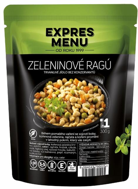 Fotografie - Zeleninové ragú Expres menu