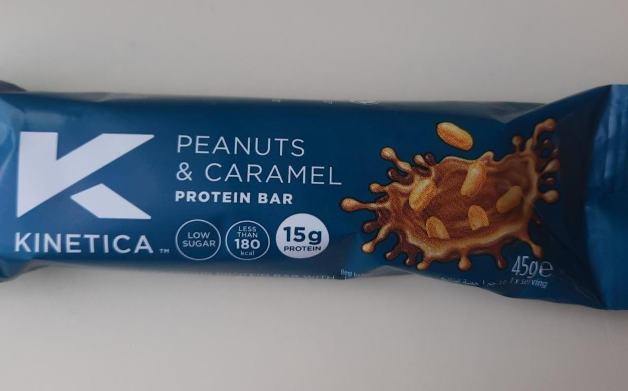 Fotografie - Protein Bar Peanuts & Caramel Kinetica