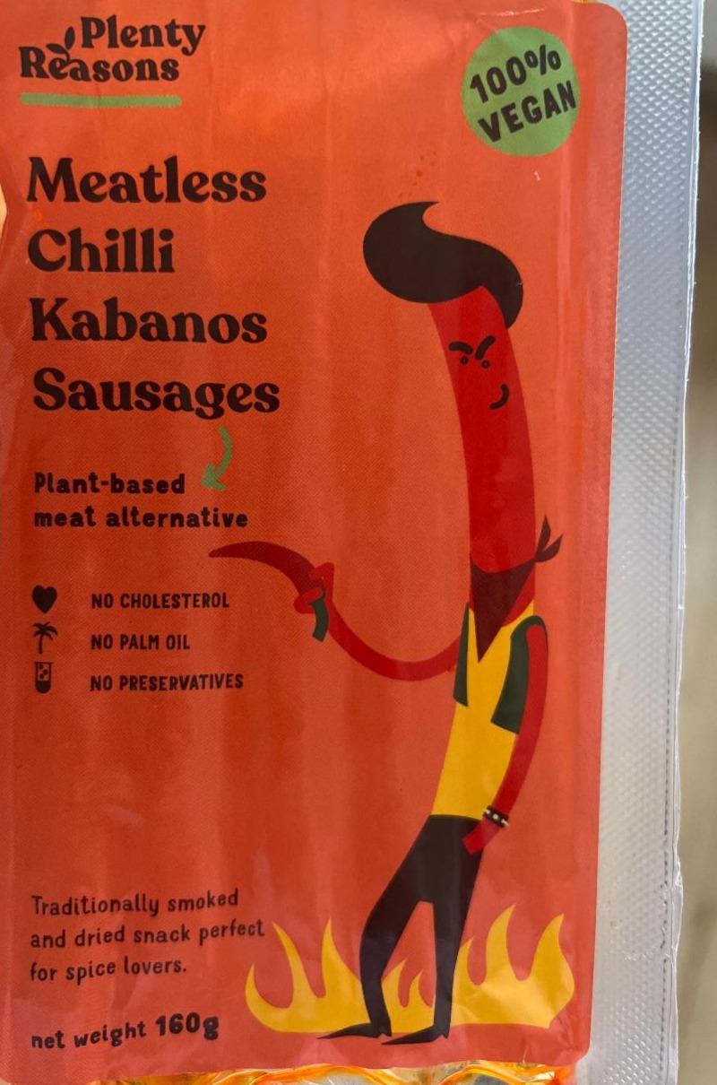 Fotografie - Meatless Chilli Kabanos Sausages Plenty Reasons