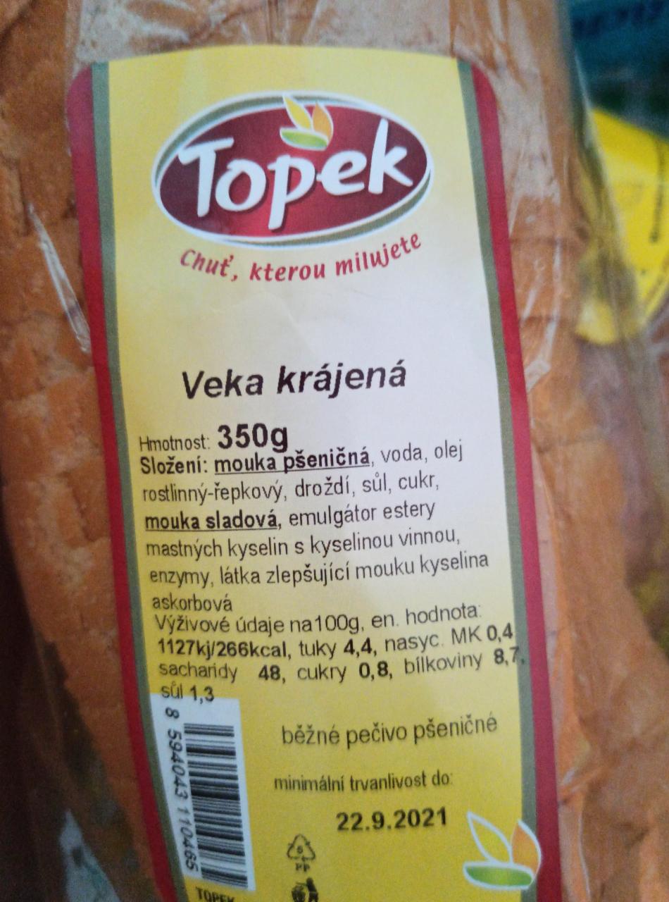 Fotografie - Veka krájená Topek