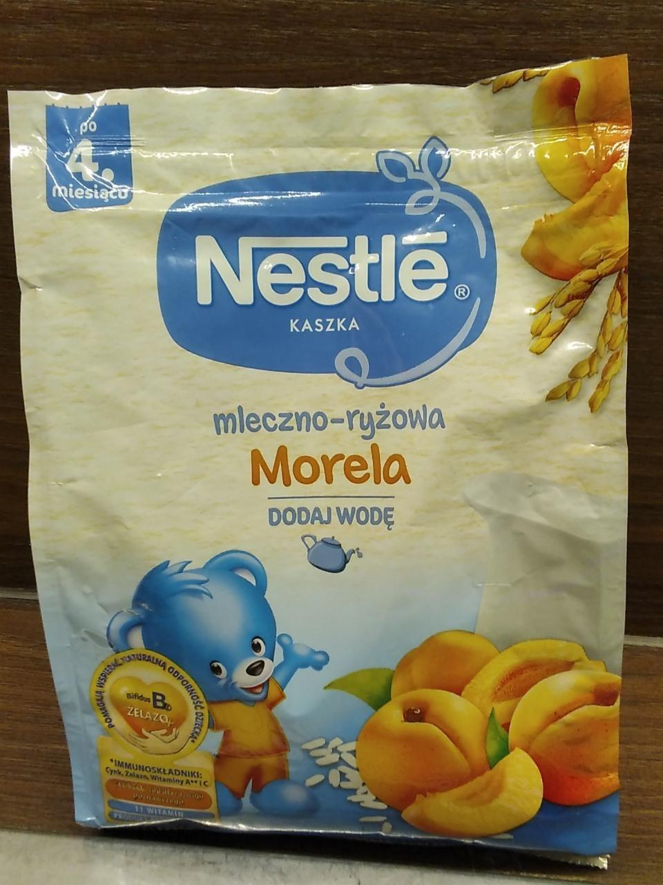 Fotografie - mleczno-ryźowa kaszka morela Nestlé