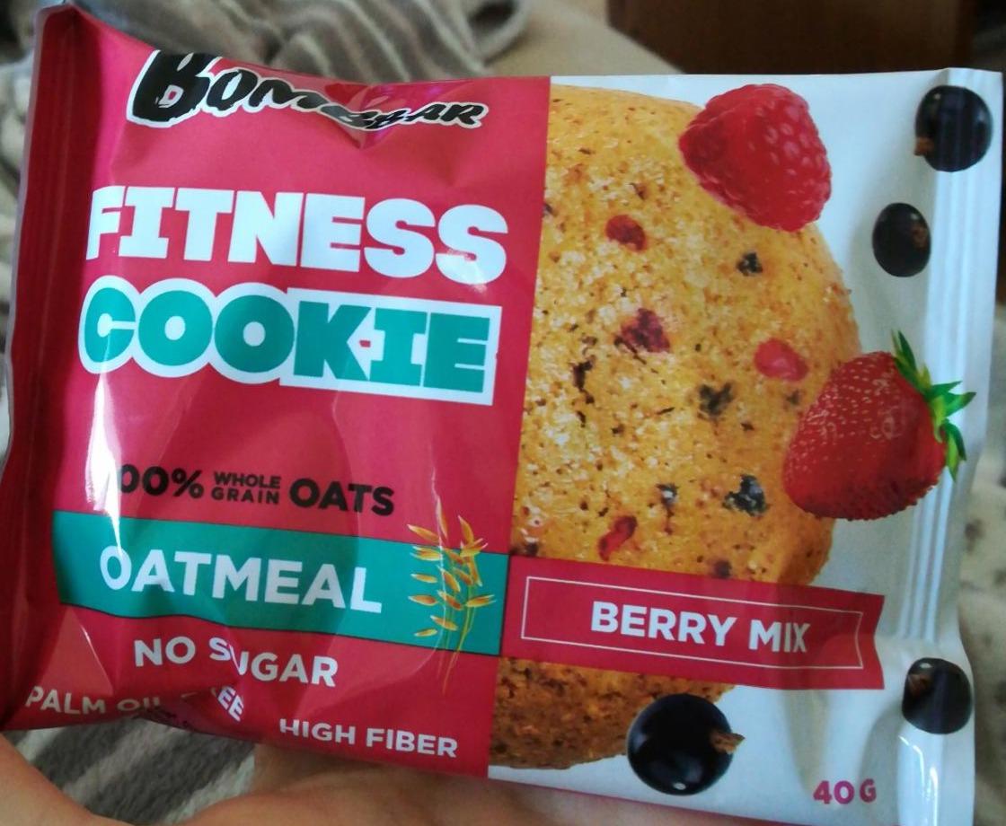 Fotografie - Fitness Cookie Oatmeal Berry Mix Bombbar