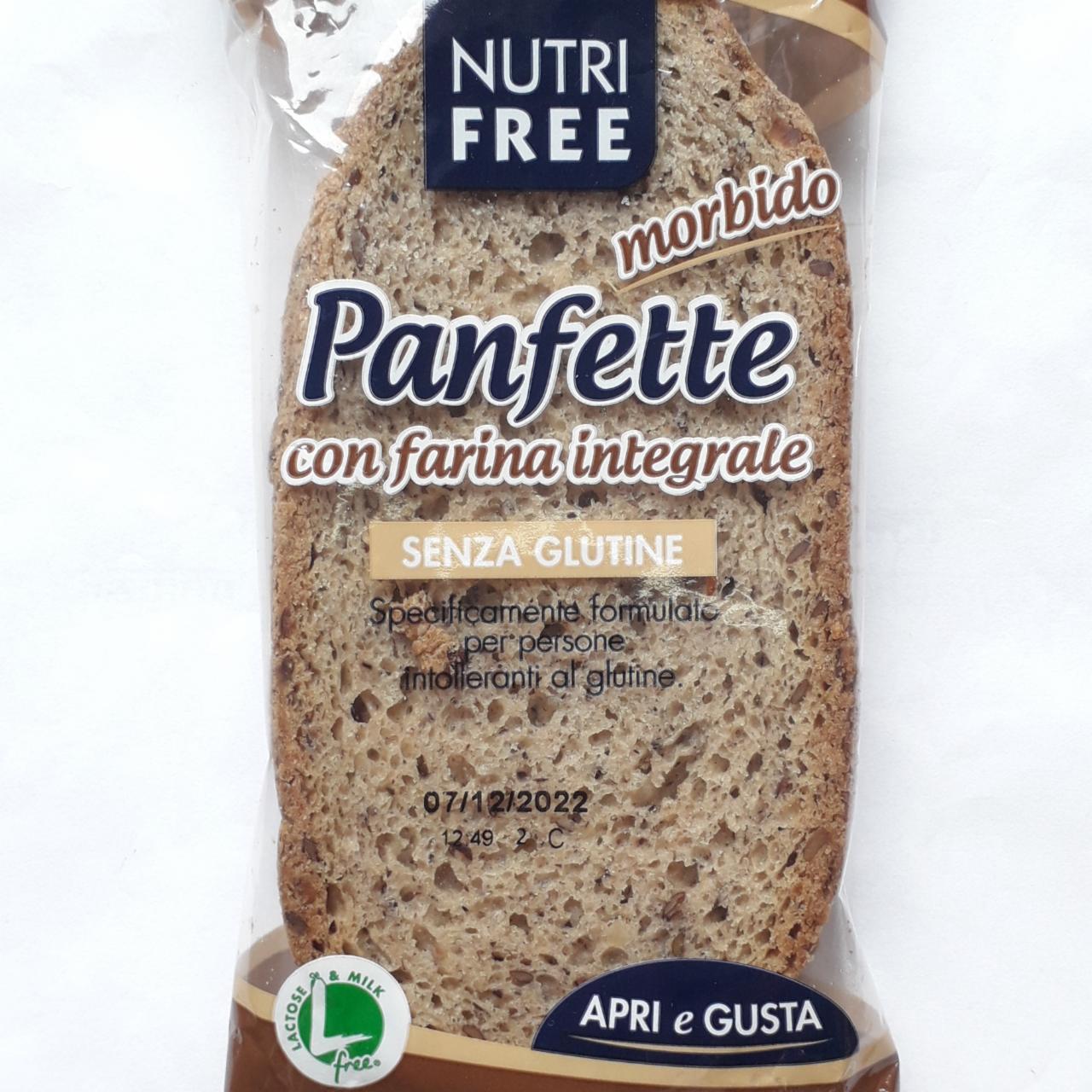 Fotografie - Panfette morbido con farina integrale sensa glutine Nutri Free