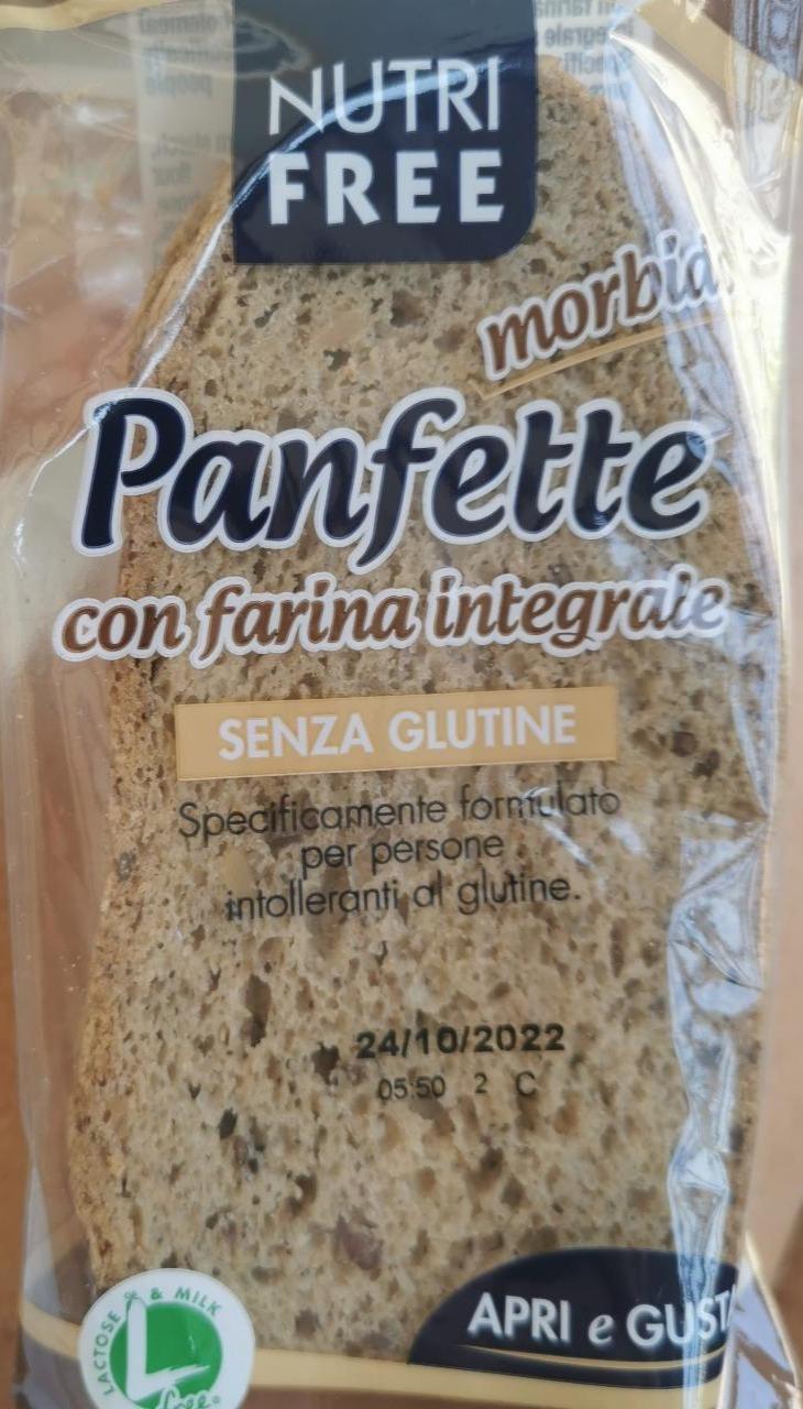 Fotografie - Panfette morbido con farina integrale sensa glutine Nutri Free
