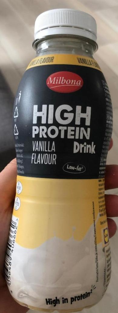 Fotografie - High Protein vanille drink Milbona