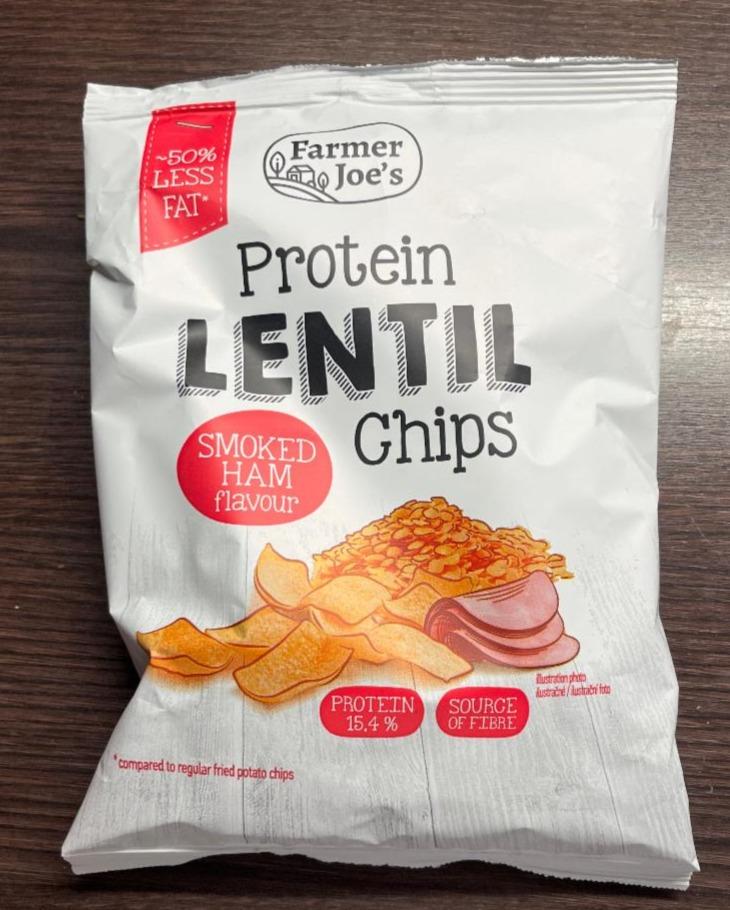 Fotografie - Protein lentil chips Smoked ham Farmer Joe’s