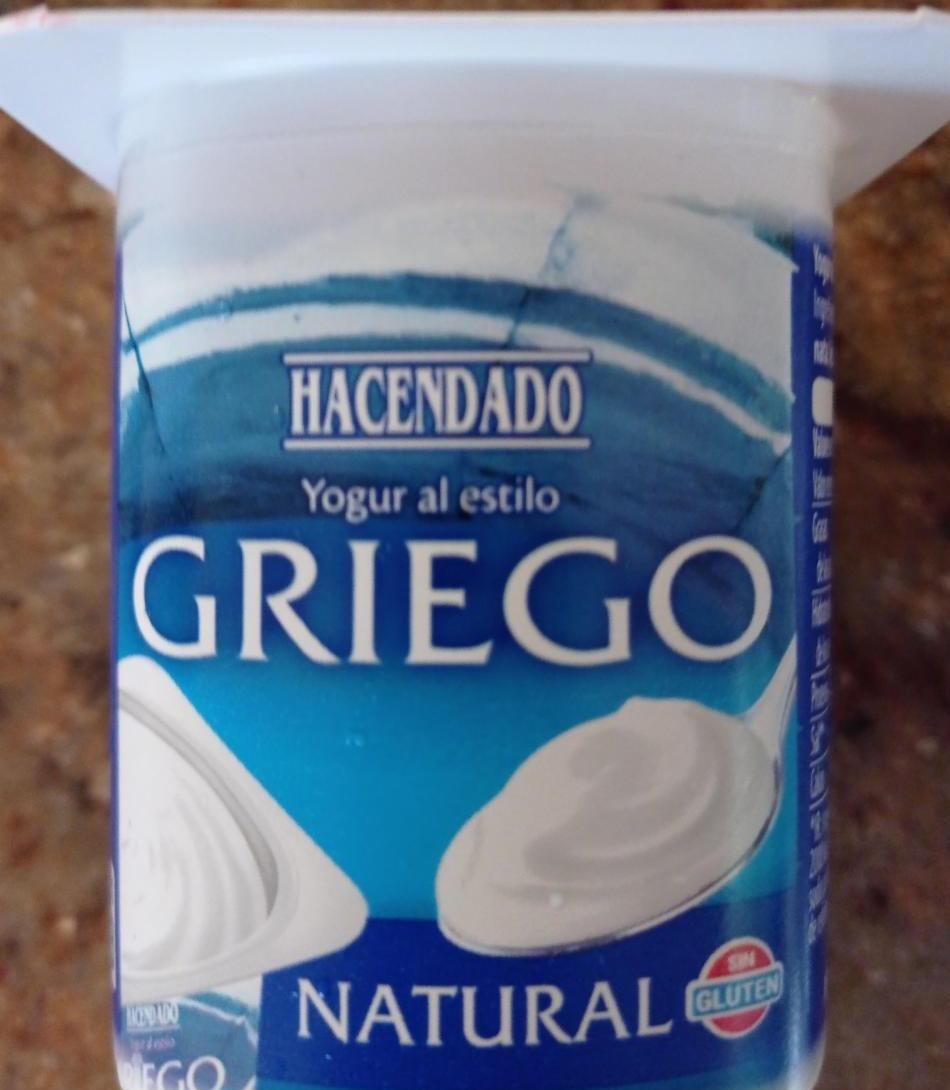 Fotografie - Griego yogurt Natural Hacendado