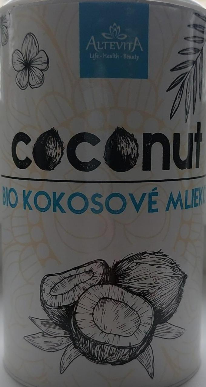 Fotografie - Coconut Bio kokosové mlieko Altevita