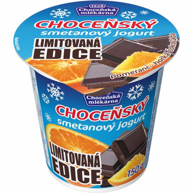 Fotografie - Choceňský Smetanový jogurt pomeranč hořká čokoláda