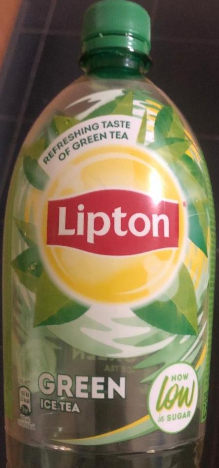 Fotografie - Green Ice Tea low in sugar Lipton