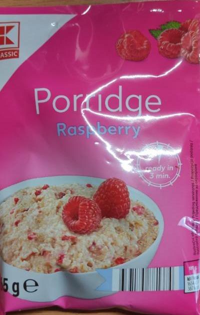 Fotografie - Instant Porridge Raspberry K-Classic
