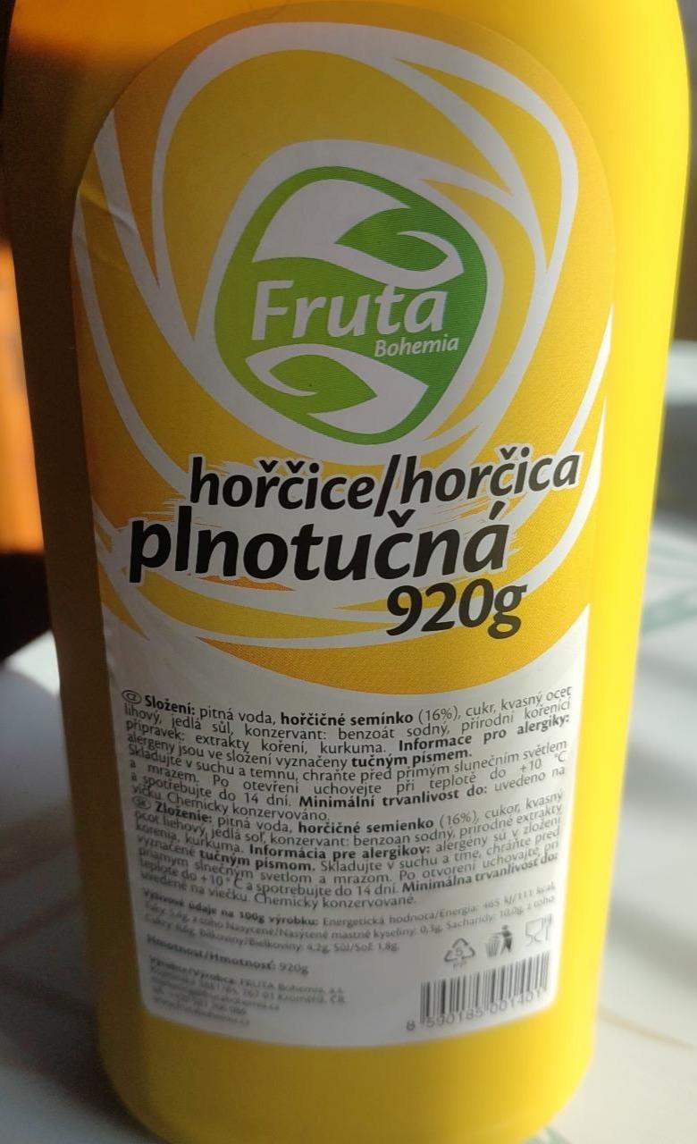 Fotografie - Hořčice plnotučná Fruta Bohemia