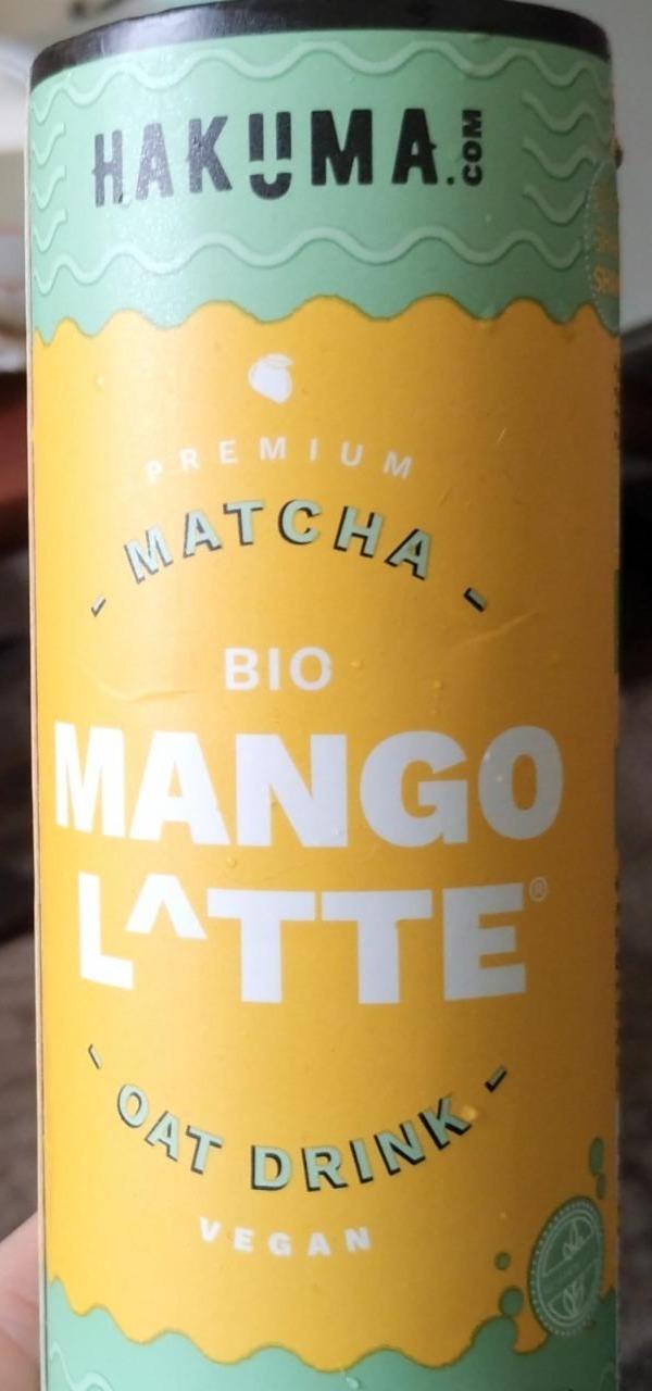 Fotografie - Premium Matcha Bio Mango L^tte Oat Drink Hakuma
