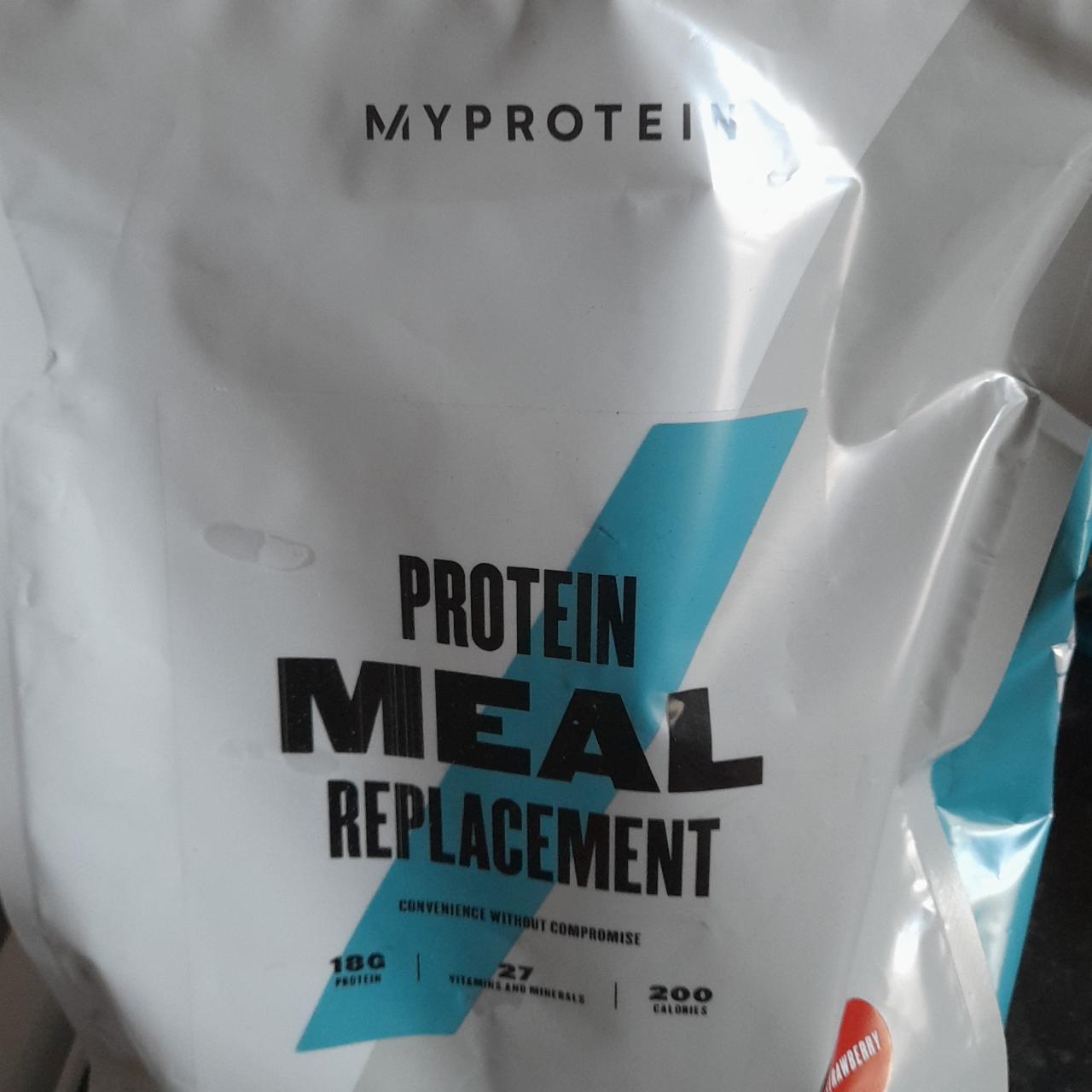 Fotografie - Protein meal replacement strawberry MyProtein
