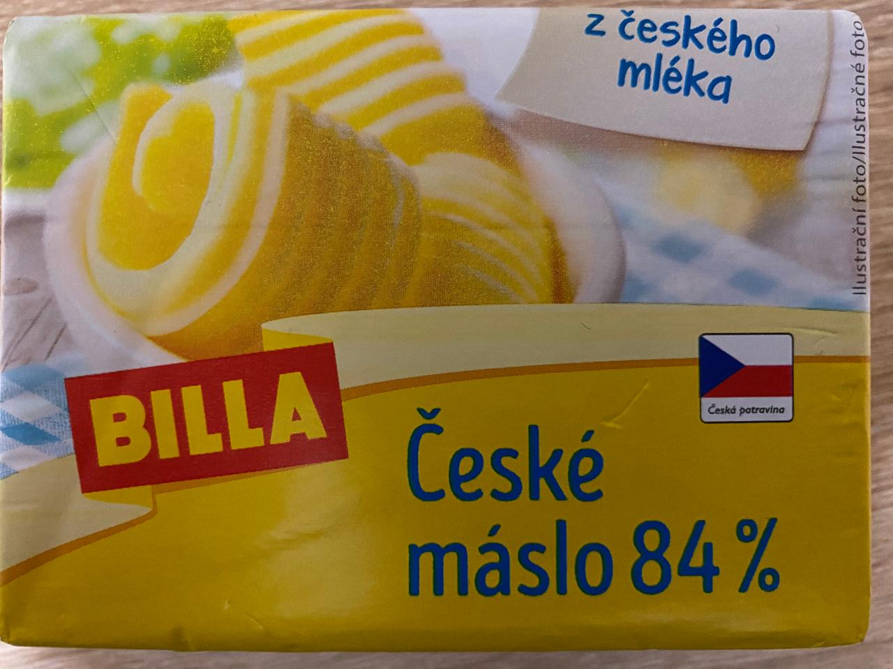 Fotografie - české máslo 84 % Billa