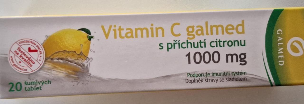 Fotografie - Vitamin C 1000mg galmed citron Galmed