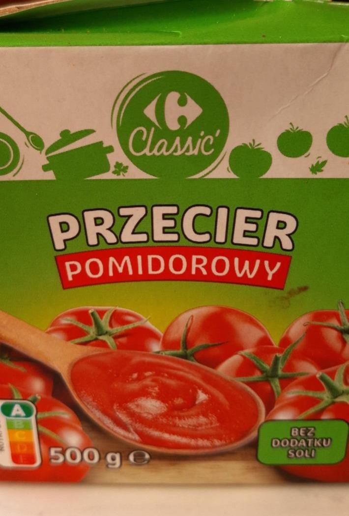 Fotografie - Przecier pomidorowy bez dodatku soli Carrefour Classic