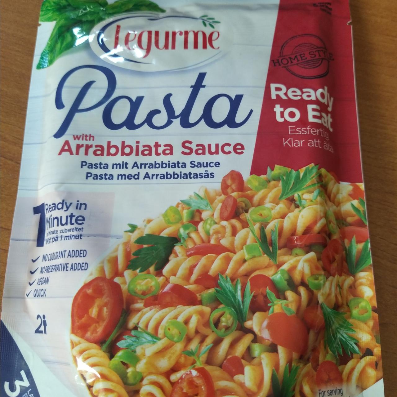 Fotografie - Pasta with Arrabbiata sauce Legurme
