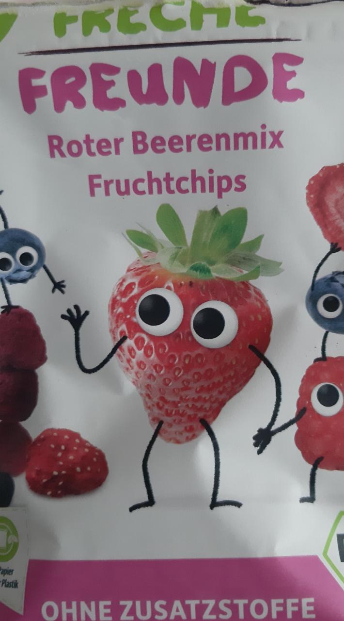 Fotografie - Roter Beerenmix Fruchtchips Freche Freunde