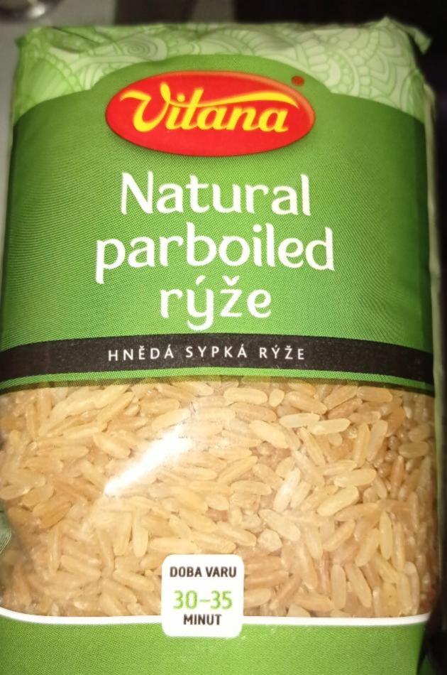 Fotografie - Natural Parboiled rýže hnědá sypká Vitana