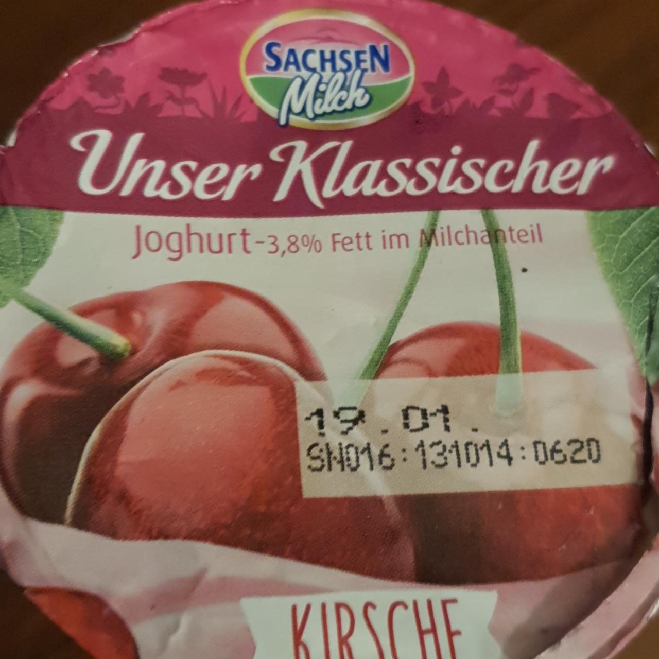 Fotografie - Unser klassischer Joghurt Kirsche Sachsen Milch
