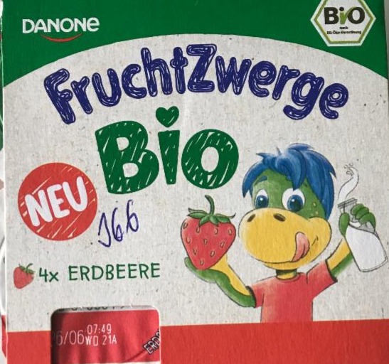 Fotografie - Fruchtzwerge erdbeere bio Danone