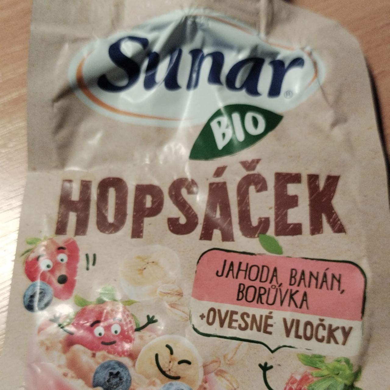 Fotografie - BIO Hopsáček Jahoda, banán, borůvka + ovesné vločky Sunar