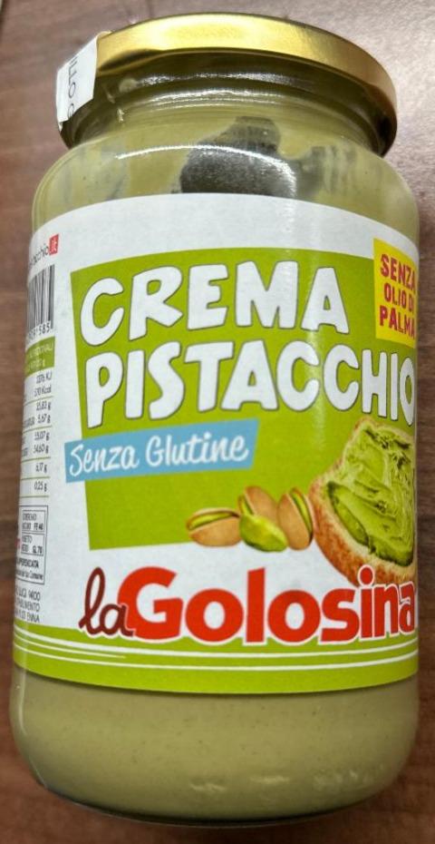 Fotografie - Crema Pistacchio senza glutine La Golosina