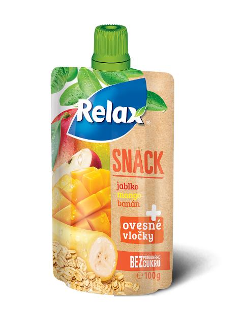 Fotografie - Snack Jablko mango banán + ovesné vločky Relax