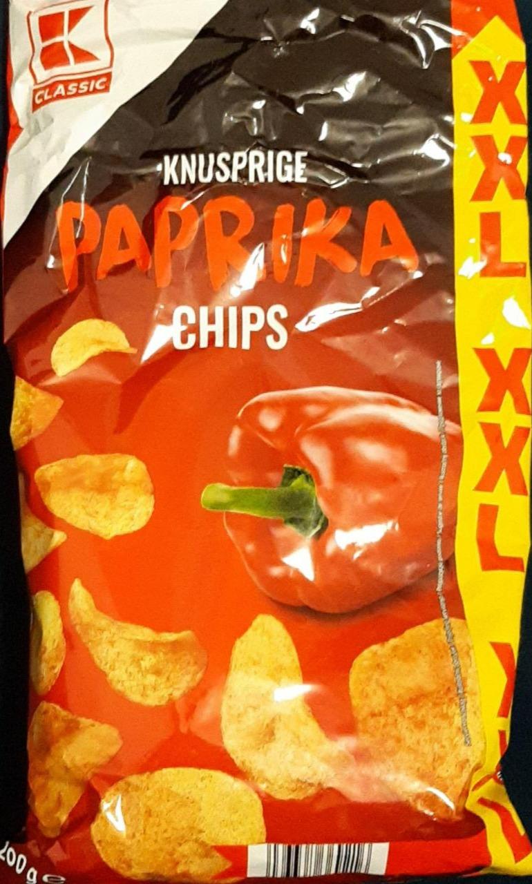 Fotografie - Knusprige Paprika Chips K-Classic