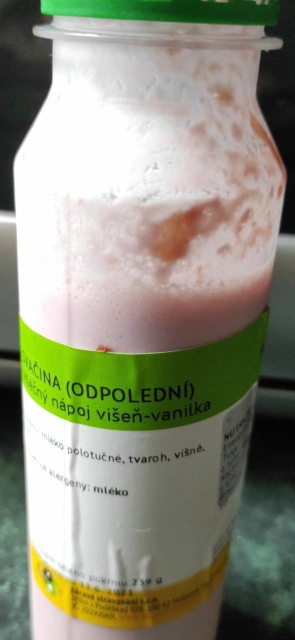 Fotografie - Mléčný nápoj višeň-vanilka Zdravé stravování