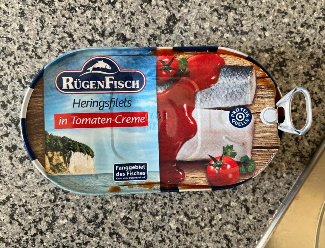 Fotografie - Heringsfilets in Tomaten Creme Rügen Fisch
