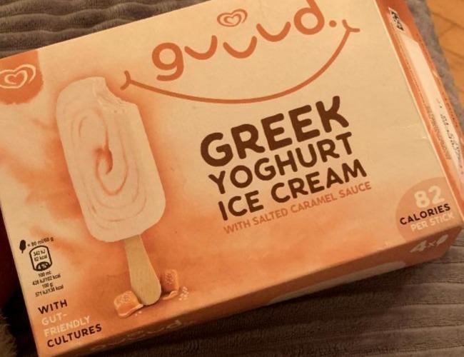 Fotografie - Guuud Greek Yoghurt Ice Cream with salted caramel