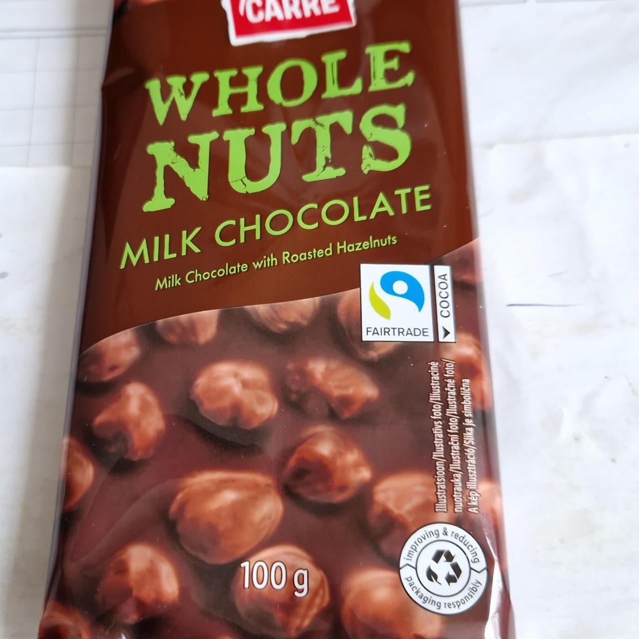 Fotografie - Whole Nuts Milk Chocolate Fin Carré