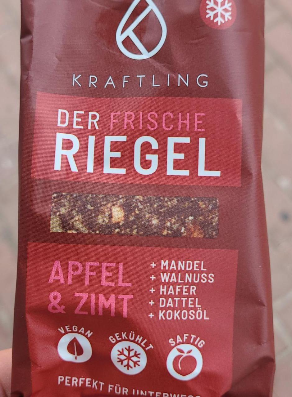 Fotografie - Der Frische Riegel Apfel & Zimt Kraftling