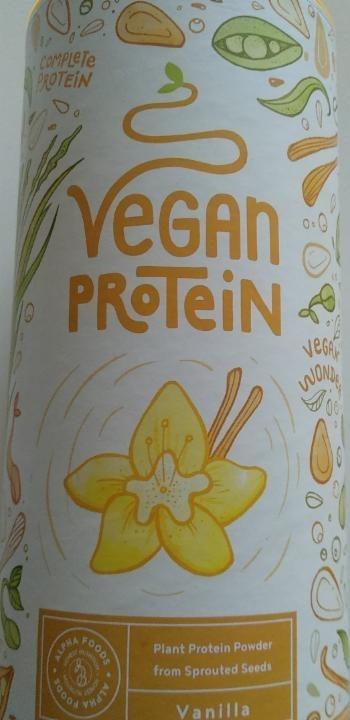Fotografie - Vegan Protein Vanille Alpha Foods
