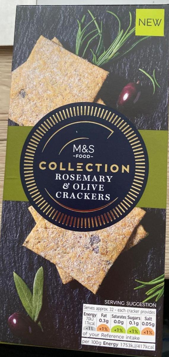 Fotografie - Rosemary & Olive Crackers M&S Food