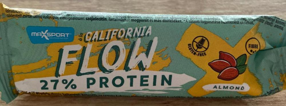 Fotografie - California Flow 27% protein Almond MaxSport