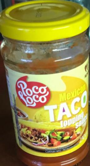 Fotografie - Mexican taco topping sauce Poco Loco