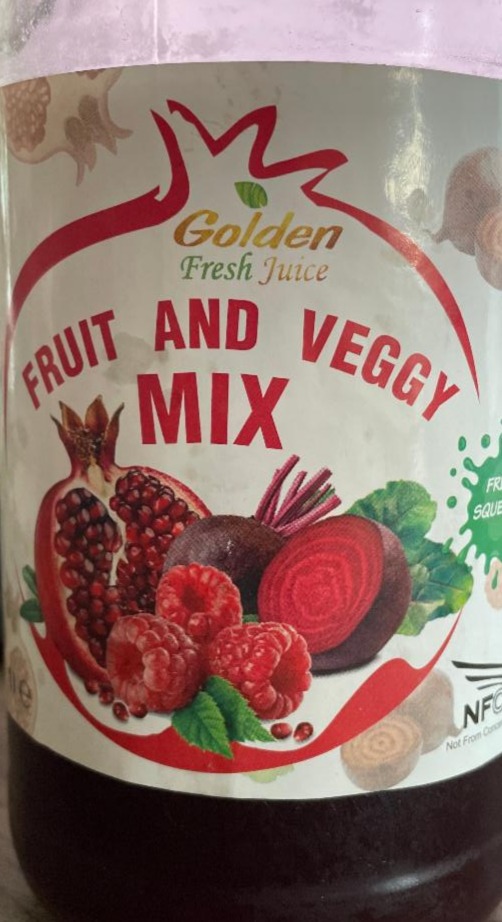 Fotografie - Fruit and Veggy Mix Granátové jablko, malina, červená řepa Golden