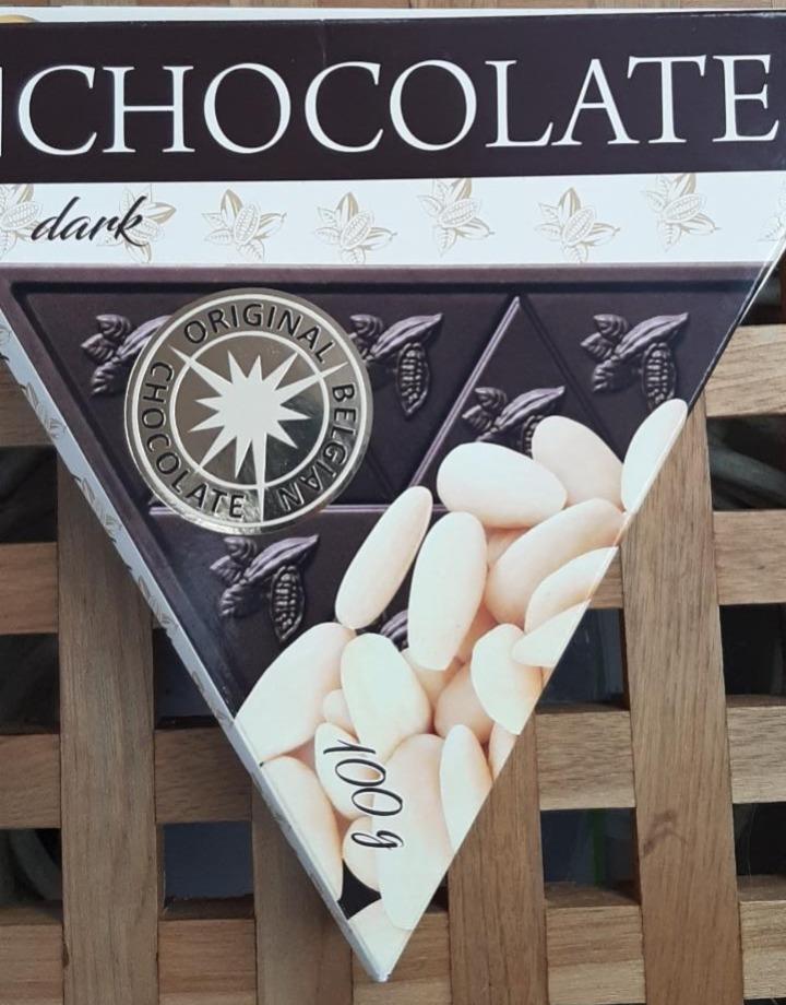 Fotografie - The Chocolate dark original belgian hořká čokoláda s mandlemi Severka