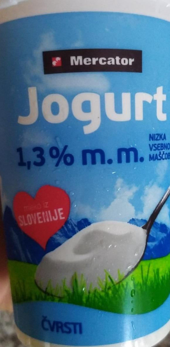 Fotografie - Jogurt čvrsti 1,3% Mercator