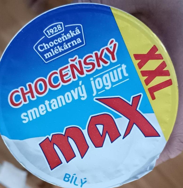 Fotografie - choceňský smetanový jogurt bílý Choceňská mlékárna