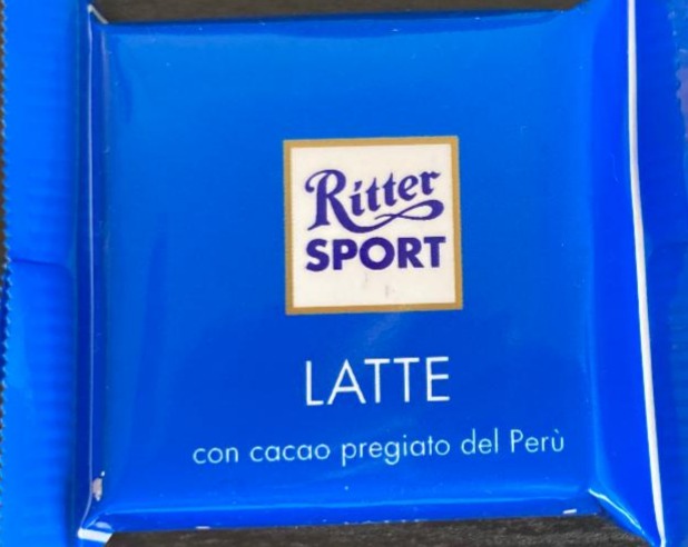 Fotografie - Ritter sport latte