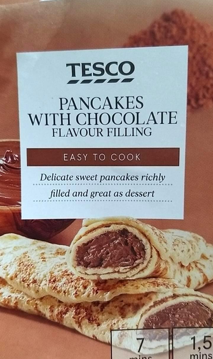 Fotografie - Pancakes with Chocolate flavour filling Tesco