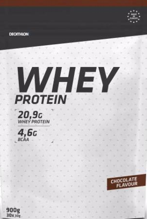 Fotografie - Whey protein chocolate flavour Decathlon