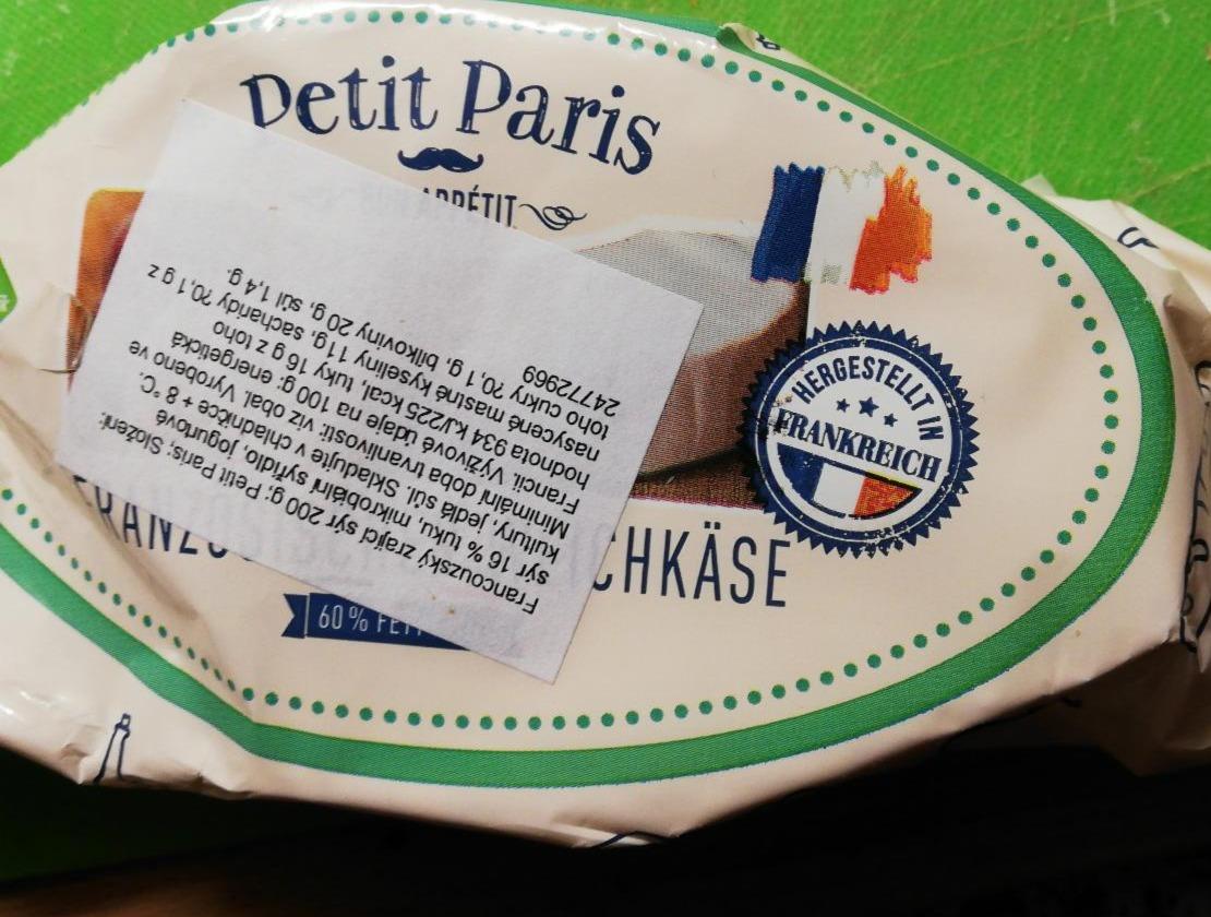 Fotografie - Französischer Weichkäse 60% fett Petit Paris