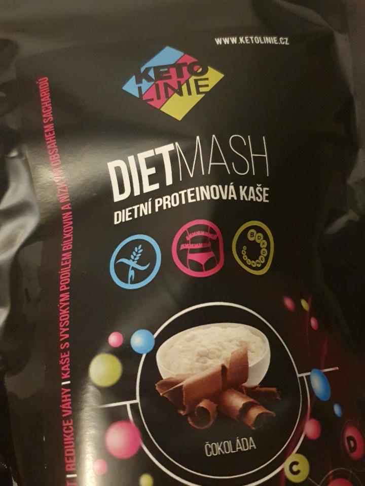 Fotografie - Dietmash dietní proteinová kaše čokoláda KetoLinie